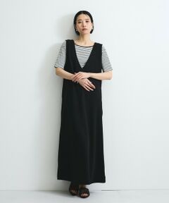 VICKY / ビッキー ロング・マキシ丈ワンピース | 前後2WAYリボンジャンパースカート≪手洗い可能≫