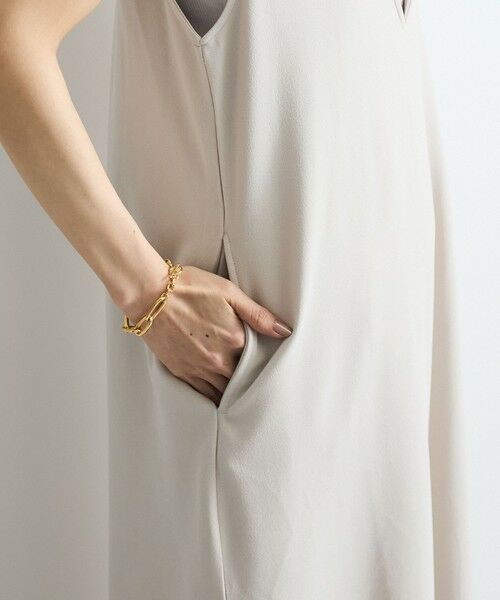 VICKY / ビッキー ロング・マキシ丈ワンピース | 前後2WAYリボンジャンパースカート≪手洗い可能≫ | 詳細7