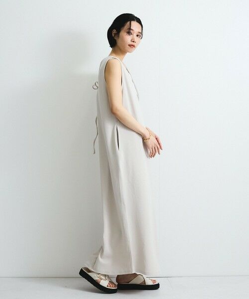 VICKY / ビッキー ロング・マキシ丈ワンピース | 前後2WAYリボンジャンパースカート≪手洗い可能≫ | 詳細2
