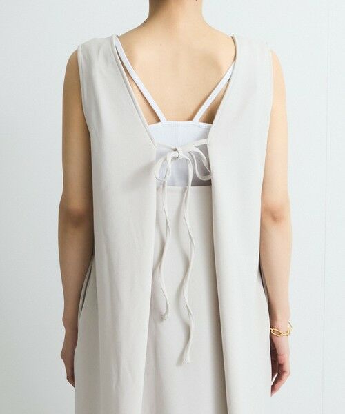 VICKY / ビッキー ロング・マキシ丈ワンピース | 前後2WAYリボンジャンパースカート≪手洗い可能≫ | 詳細5