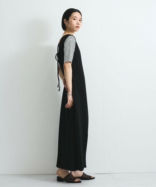 VICKY / ビッキー ロング・マキシ丈ワンピース | 前後2WAYリボンジャンパースカート≪手洗い可能≫ | 詳細17