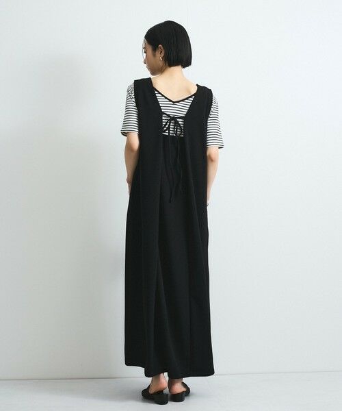 VICKY / ビッキー ロング・マキシ丈ワンピース | 前後2WAYリボンジャンパースカート≪手洗い可能≫ | 詳細18