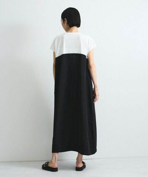 VICKY / ビッキー ロング・マキシ丈ワンピース | ドッキングタックワンピース≪手洗い可能≫ | 詳細3