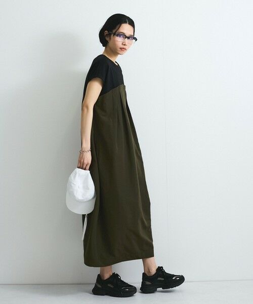 VICKY / ビッキー ロング・マキシ丈ワンピース | ドッキングタックワンピース≪手洗い可能≫ | 詳細17