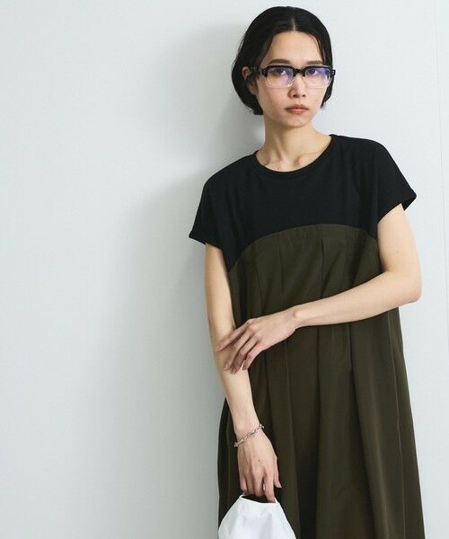 VICKY / ビッキー ロング・マキシ丈ワンピース | ドッキングタックワンピース≪手洗い可能≫ | 詳細20