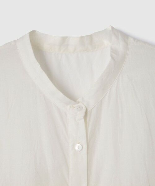 VICKY / ビッキー ロング・マキシ丈ワンピース | ボイルフレンチスリーブシャツワンピース≪手洗い可能≫ | 詳細7