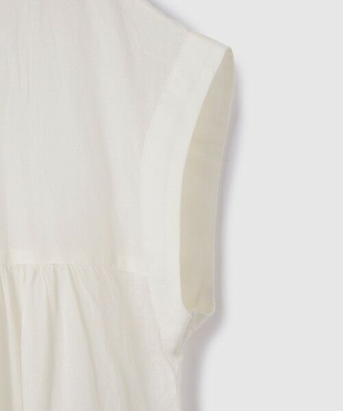 VICKY / ビッキー ロング・マキシ丈ワンピース | ボイルフレンチスリーブシャツワンピース≪手洗い可能≫ | 詳細8