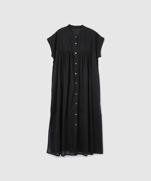 VICKY / ビッキー ロング・マキシ丈ワンピース | ボイルフレンチスリーブシャツワンピース≪手洗い可能≫ | 詳細14