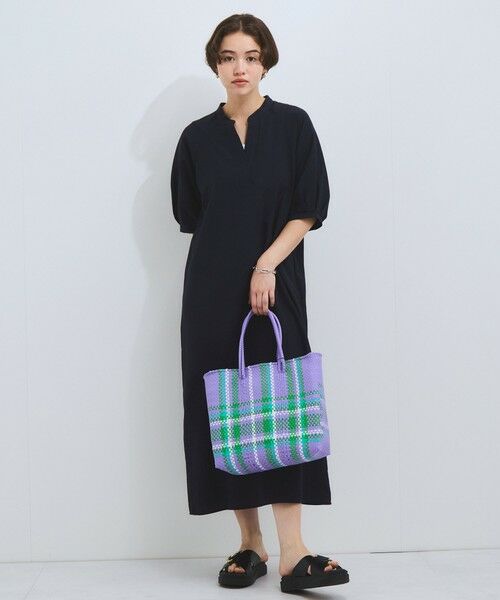 VICKY / ビッキー ロング・マキシ丈ワンピース | タンブラーブッチャーワンピース≪手洗い可能≫ | 詳細3