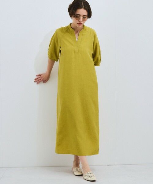 VICKY / ビッキー ロング・マキシ丈ワンピース | タンブラーブッチャーワンピース≪手洗い可能≫ | 詳細8