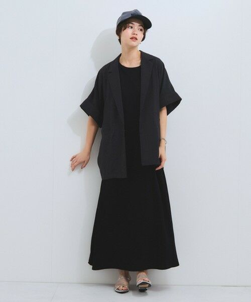 VICKY / ビッキー ロング・マキシ丈ワンピース | 【接触冷感】カノコタックカットソーワンピース≪手洗い可能≫ | 詳細5