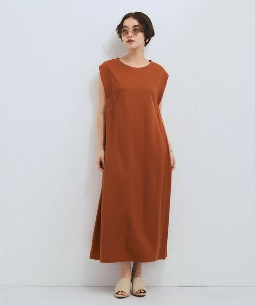 VICKY / ビッキー ロング・マキシ丈ワンピース | 【接触冷感】カノコタックカットソーワンピース≪手洗い可能≫ | 詳細10