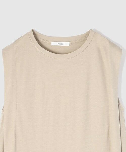 VICKY / ビッキー ロング・マキシ丈ワンピース | 【接触冷感】カノコタックカットソーワンピース≪手洗い可能≫ | 詳細17