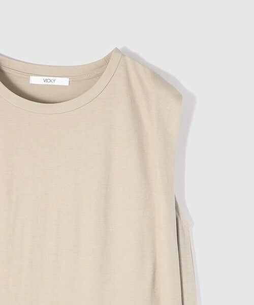 VICKY / ビッキー ロング・マキシ丈ワンピース | 【接触冷感】カノコタックカットソーワンピース≪手洗い可能≫ | 詳細18