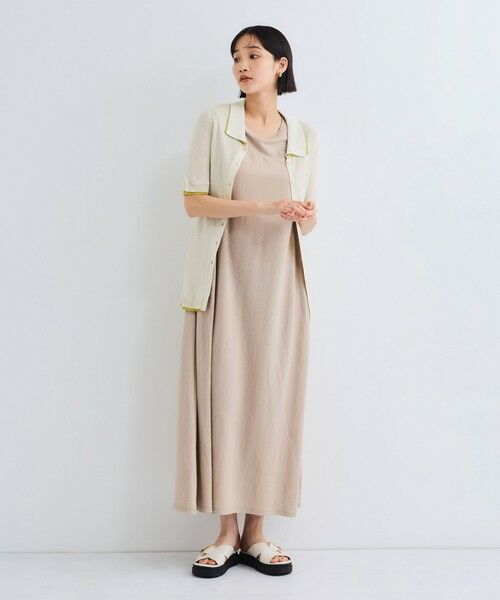 VICKY / ビッキー ロング・マキシ丈ワンピース | 【接触冷感】カノコタックカットソーワンピース≪手洗い可能≫ | 詳細21