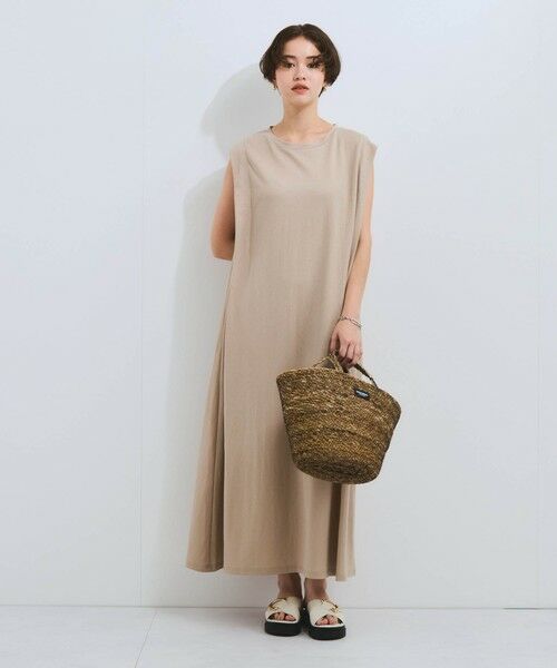 VICKY / ビッキー ロング・マキシ丈ワンピース | 【接触冷感】カノコタックカットソーワンピース≪手洗い可能≫ | 詳細14