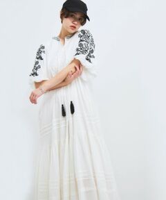 VICKY / ビッキー ロング・マキシ丈ワンピース | インド刺繍ワンピース≪手洗い可能≫