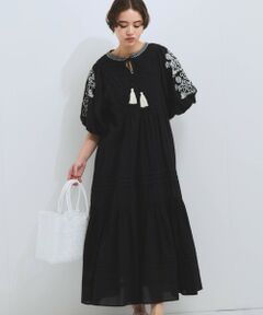 VICKY / ビッキー ロング・マキシ丈ワンピース | インド刺繍ワンピース≪手洗い可能≫