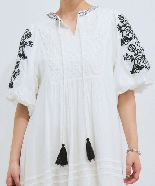 VICKY / ビッキー ロング・マキシ丈ワンピース | インド刺繍ワンピース≪手洗い可能≫ | 詳細3