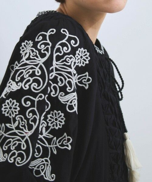 VICKY / ビッキー ロング・マキシ丈ワンピース | インド刺繍ワンピース≪手洗い可能≫ | 詳細11