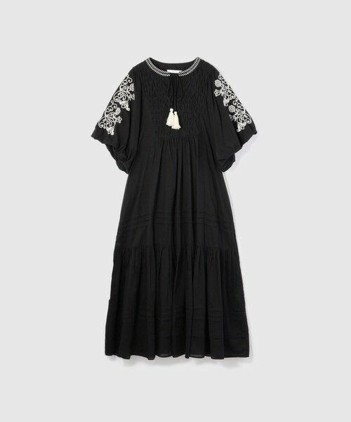 VICKY / ビッキー ロング・マキシ丈ワンピース | インド刺繍ワンピース≪手洗い可能≫ | 詳細12
