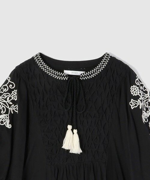 VICKY / ビッキー ロング・マキシ丈ワンピース | インド刺繍ワンピース≪手洗い可能≫ | 詳細14