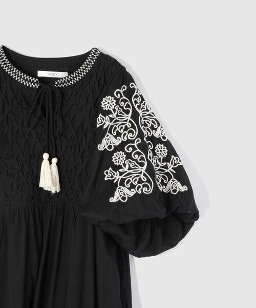 VICKY / ビッキー ロング・マキシ丈ワンピース | インド刺繍ワンピース≪手洗い可能≫ | 詳細16