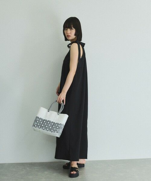 VICKY / ビッキー ロング・マキシ丈ワンピース | 肩リボンギャザーワンピース≪手洗い可能≫ | 詳細2