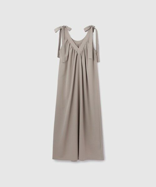 VICKY / ビッキー ロング・マキシ丈ワンピース | 肩リボンギャザーワンピース≪手洗い可能≫ | 詳細16