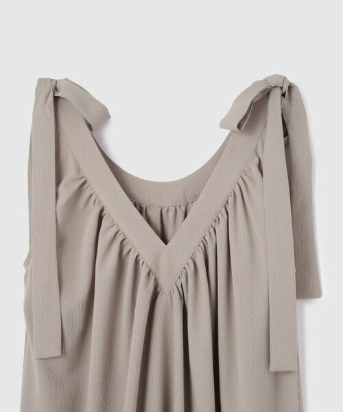 VICKY / ビッキー ロング・マキシ丈ワンピース | 肩リボンギャザーワンピース≪手洗い可能≫ | 詳細19