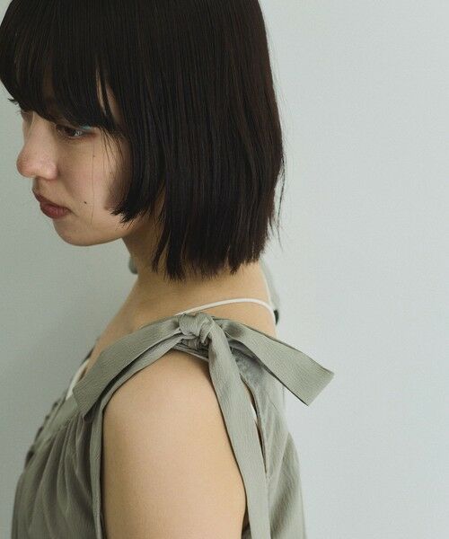 VICKY / ビッキー ロング・マキシ丈ワンピース | 肩リボンギャザーワンピース≪手洗い可能≫ | 詳細8