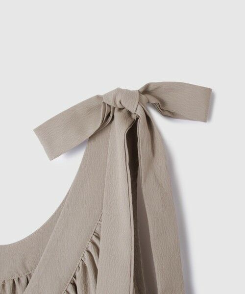 VICKY / ビッキー ロング・マキシ丈ワンピース | 肩リボンギャザーワンピース≪手洗い可能≫ | 詳細20