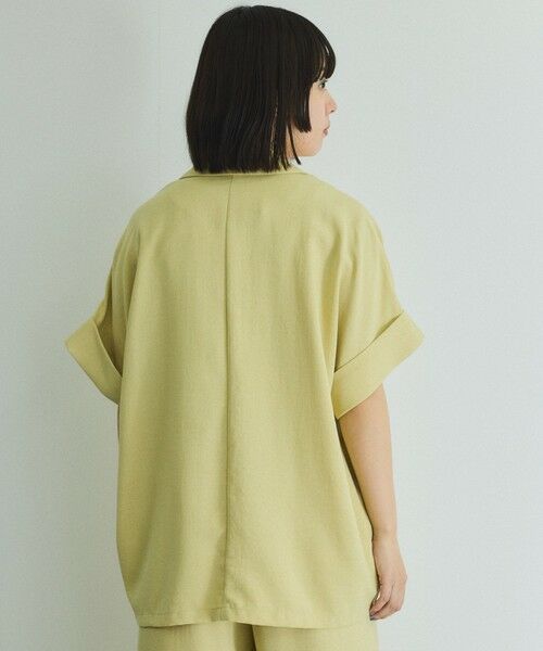 VICKY / ビッキー テーラードジャケット | タンブラーオックスハーフスリーブジャケット≪手洗い可能≫ | 詳細2