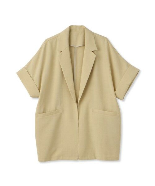 VICKY / ビッキー テーラードジャケット | タンブラーオックスハーフスリーブジャケット≪手洗い可能≫ | 詳細7