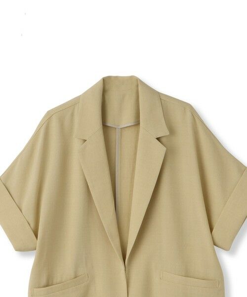 VICKY / ビッキー テーラードジャケット | タンブラーオックスハーフスリーブジャケット≪手洗い可能≫ | 詳細9