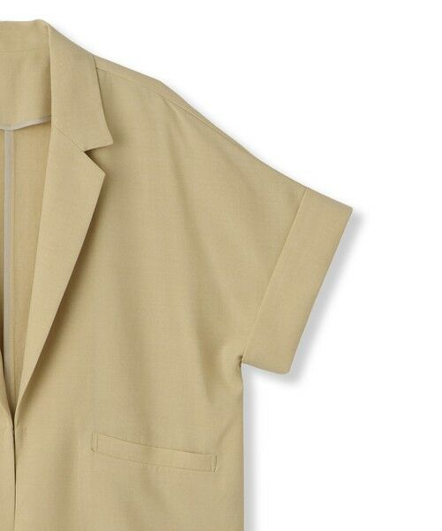 VICKY / ビッキー テーラードジャケット | タンブラーオックスハーフスリーブジャケット≪手洗い可能≫ | 詳細10