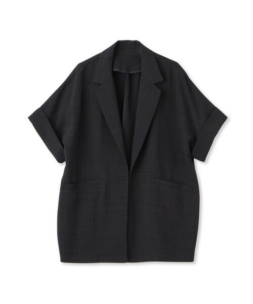 VICKY / ビッキー テーラードジャケット | タンブラーオックスハーフスリーブジャケット≪手洗い可能≫ | 詳細24