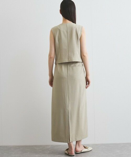 VICKY / ビッキー ダウンジャケット・ベスト | リネンライクジレ≪セットアップ対応/手洗い可能≫ | 詳細19