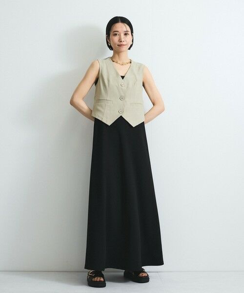 VICKY / ビッキー ダウンジャケット・ベスト | リネンライクジレ≪セットアップ対応/手洗い可能≫ | 詳細22