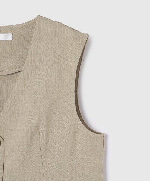 VICKY / ビッキー ダウンジャケット・ベスト | リネンライクジレ≪セットアップ対応/手洗い可能≫ | 詳細26