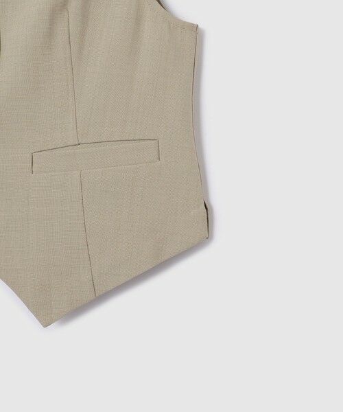 VICKY / ビッキー ダウンジャケット・ベスト | リネンライクジレ≪セットアップ対応/手洗い可能≫ | 詳細27