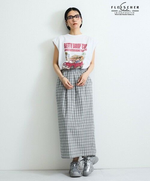 VICKY / ビッキー カットソー | 【VISION × Betty BoopTM】ヴィンテージツアーノースリＴシャツ≪洗濯機で洗える≫ | 詳細11