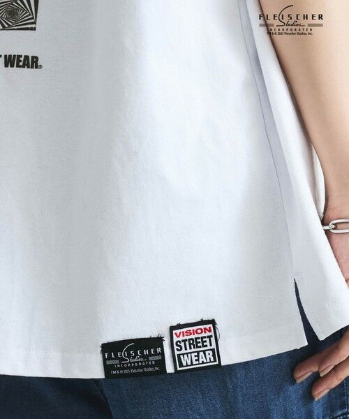 VICKY / ビッキー カットソー | 【VISION × Betty BoopTM】ヴィンテージツアーノースリＴシャツ≪洗濯機で洗える≫ | 詳細3