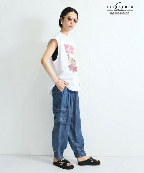 VICKY / ビッキー カットソー | 【VISION × Betty BoopTM】ヴィンテージツアーノースリＴシャツ≪洗濯機で洗える≫ | 詳細6