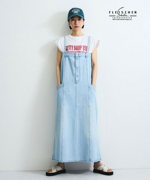 VICKY / ビッキー カットソー | 【VISION × Betty BoopTM】ヴィンテージツアーノースリＴシャツ≪洗濯機で洗える≫ | 詳細7