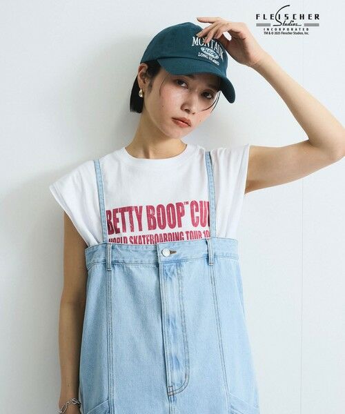VICKY / ビッキー カットソー | 【VISION × Betty BoopTM】ヴィンテージツアーノースリＴシャツ≪洗濯機で洗える≫ | 詳細9
