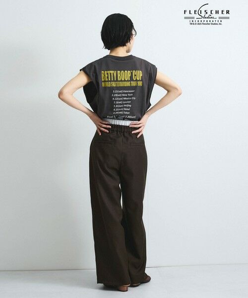 VICKY / ビッキー カットソー | 【VISION × Betty BoopTM】ヴィンテージツアーノースリＴシャツ≪洗濯機で洗える≫ | 詳細19