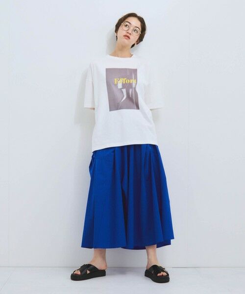 VICKY / ビッキー カットソー | 配色フォトプリントTシャツ≪手洗い可能≫ | 詳細2