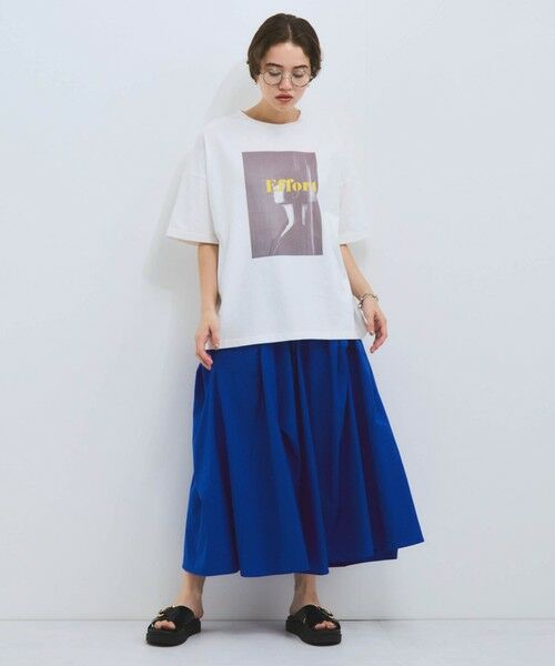 VICKY / ビッキー カットソー | 配色フォトプリントTシャツ≪手洗い可能≫ | 詳細3