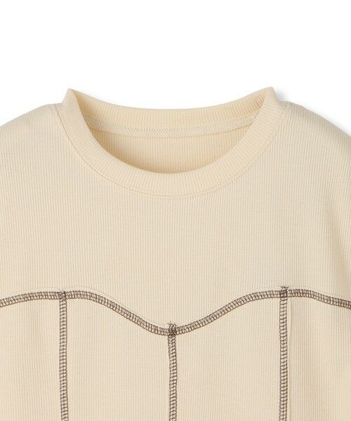 VICKY / ビッキー カットソー | カットリブハイショクステッチTシャツ≪手洗い可能≫ | 詳細7